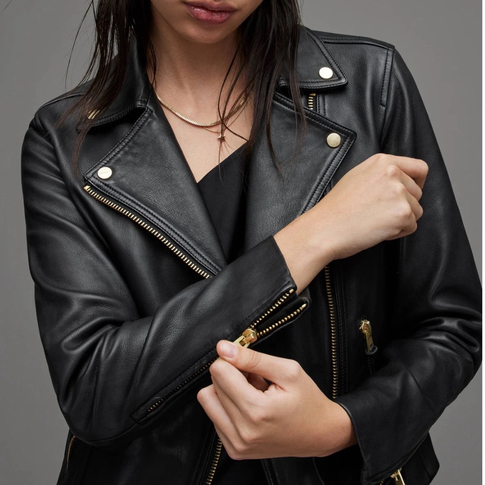 EDIT by JASON WU LEATHER BIKER JACKET